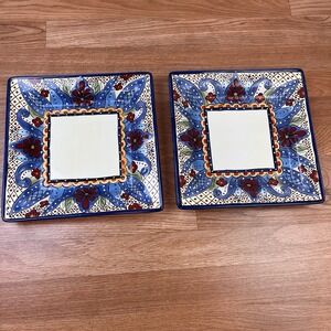 Lot of 2‎ Espana Lifestyle Tabletops Unlimited 10.5" Toluca Dinner Plates